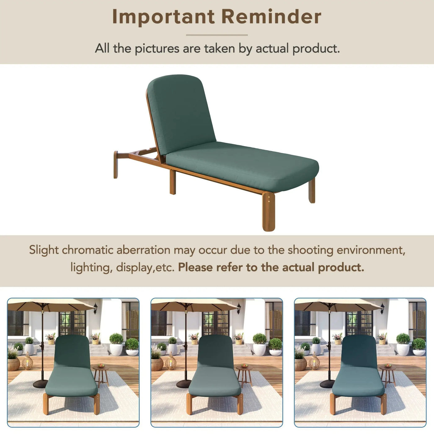 Outdoor Chaise Lounge With Adjustable Backrest by HouseOfZazla