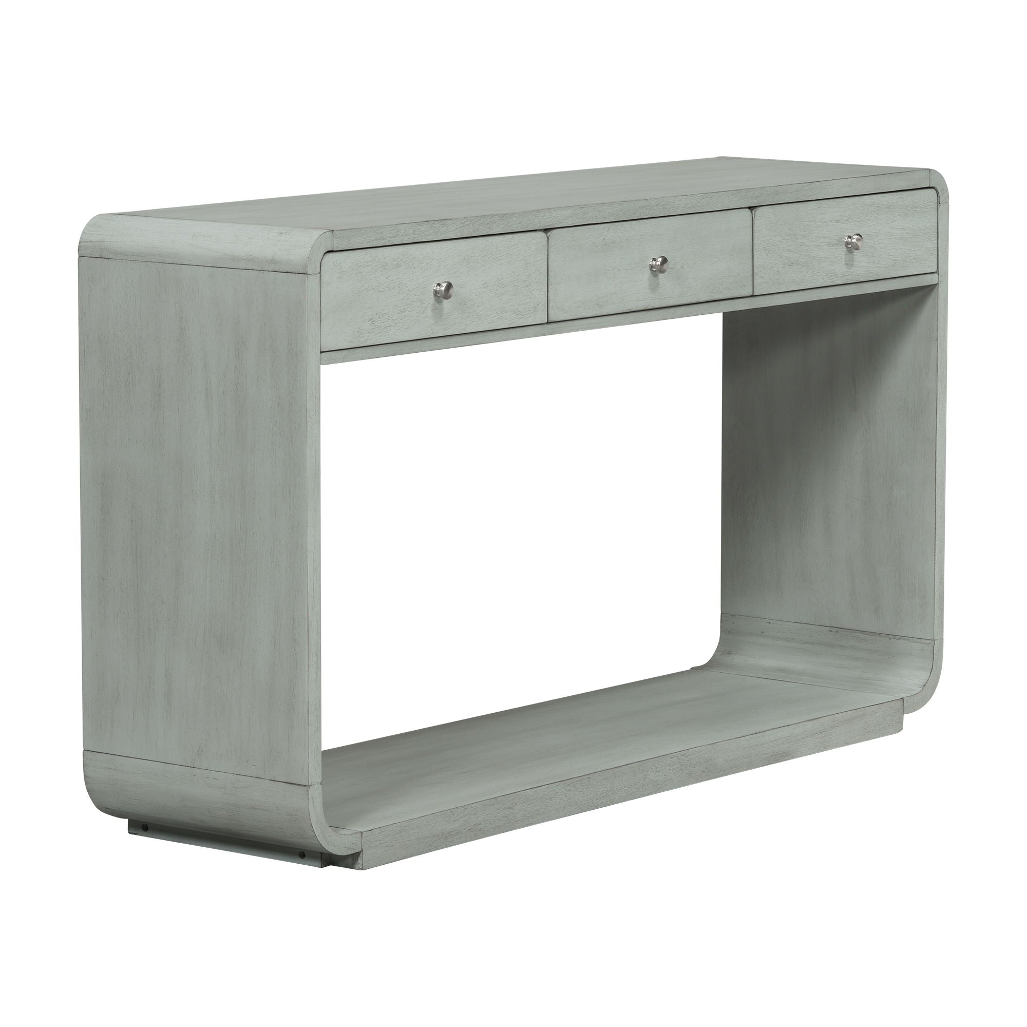 Console Table With 3 Drawers And Display Shelf by HouseOfZazla