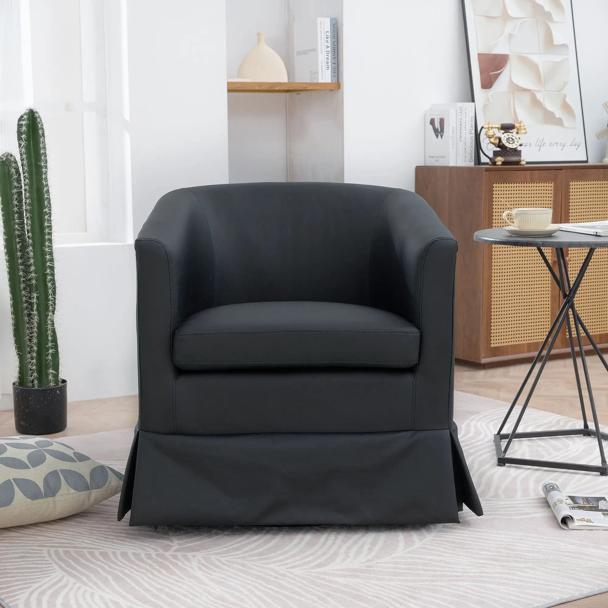 27.36" Wide Swivel Chair by Unique Piece Furniture