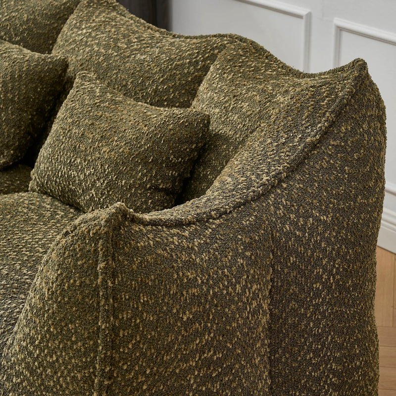 Comfortable Dual Beanbag Chair With High Resilience Foam Core For 2 People by HouseOfZazla