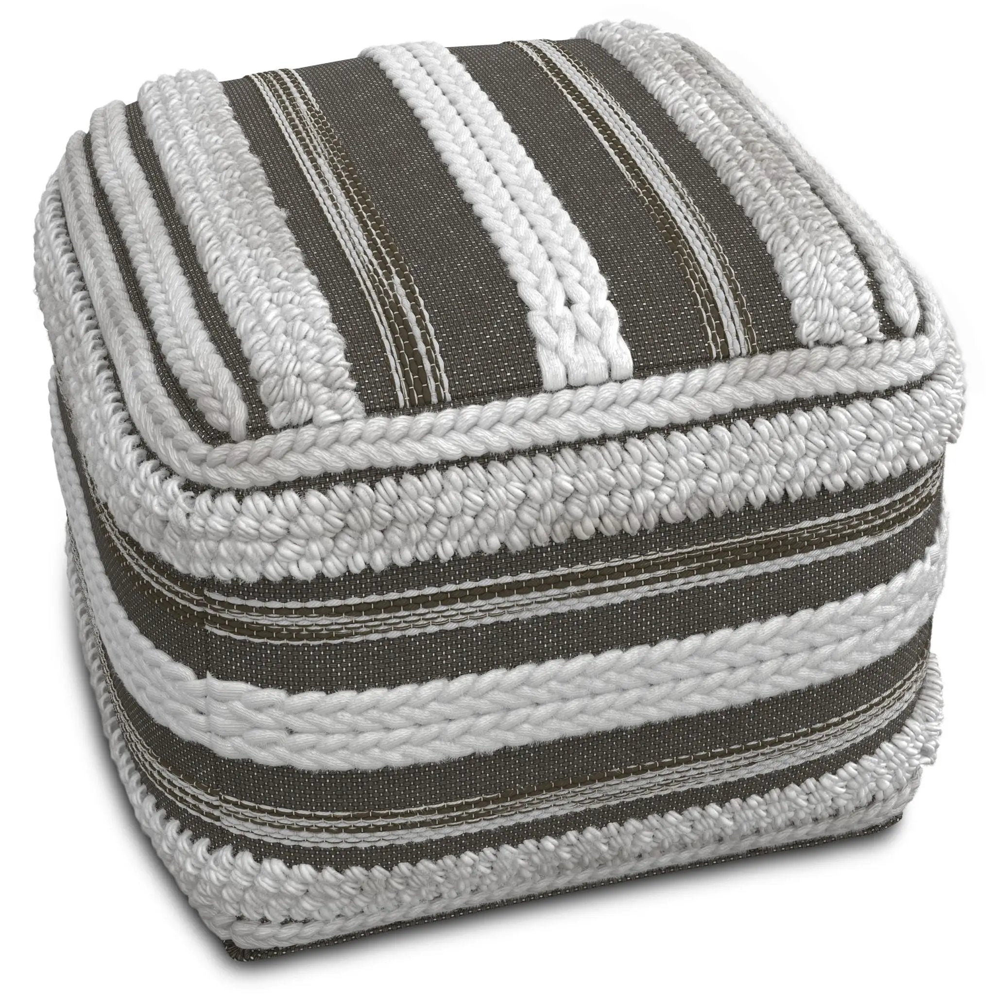 Sommer - Handcrafted Square Pouf by Unique Piece Furniture
