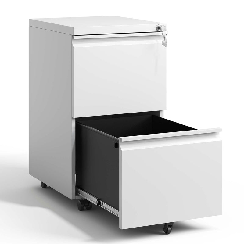 Metal Drawer Mobile File Cabinet With Lock For Home Office Organizer by HouseOfZazla