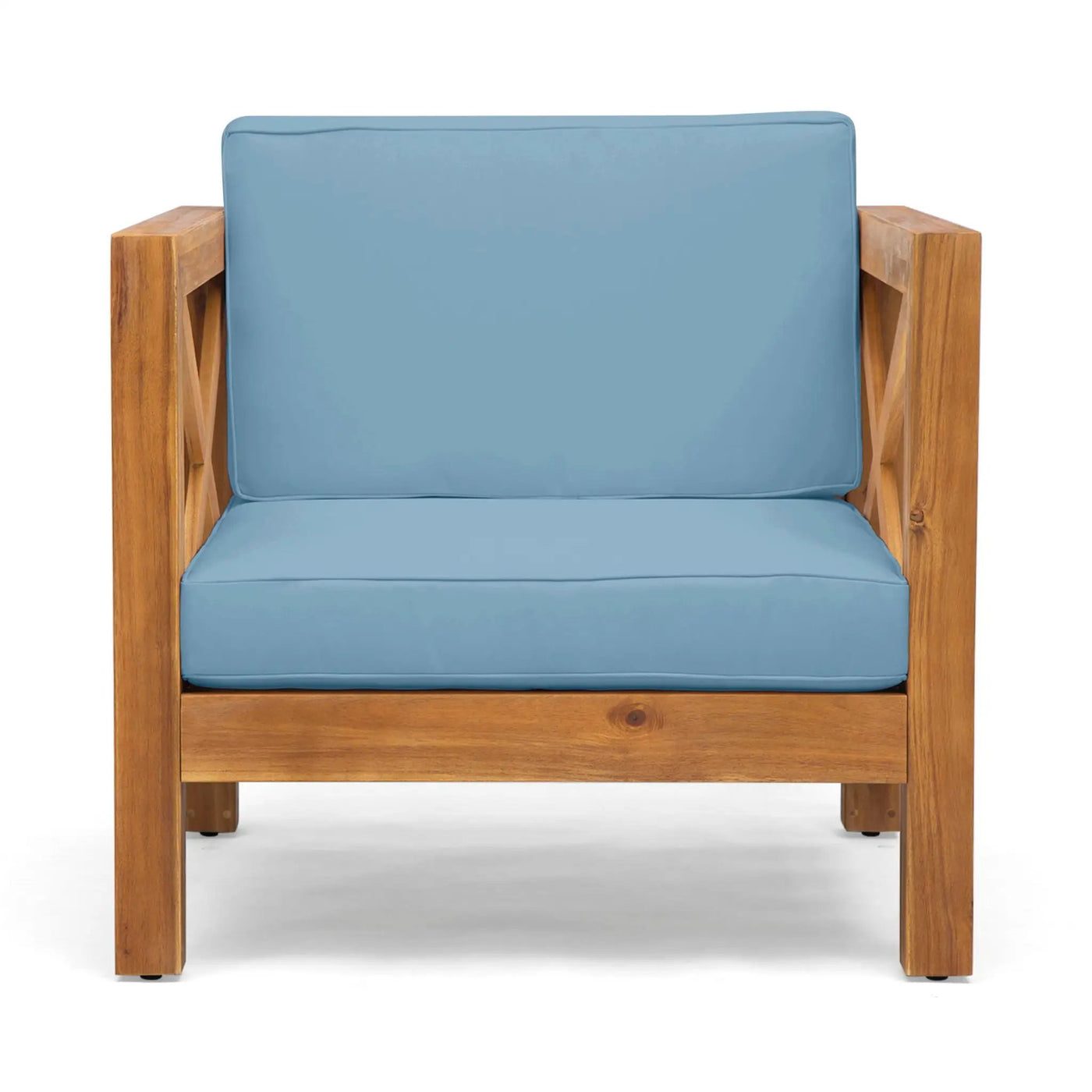 Brava Mid-Century Modern Club Chair with Water Resistant Cushions by HouseOfZazla