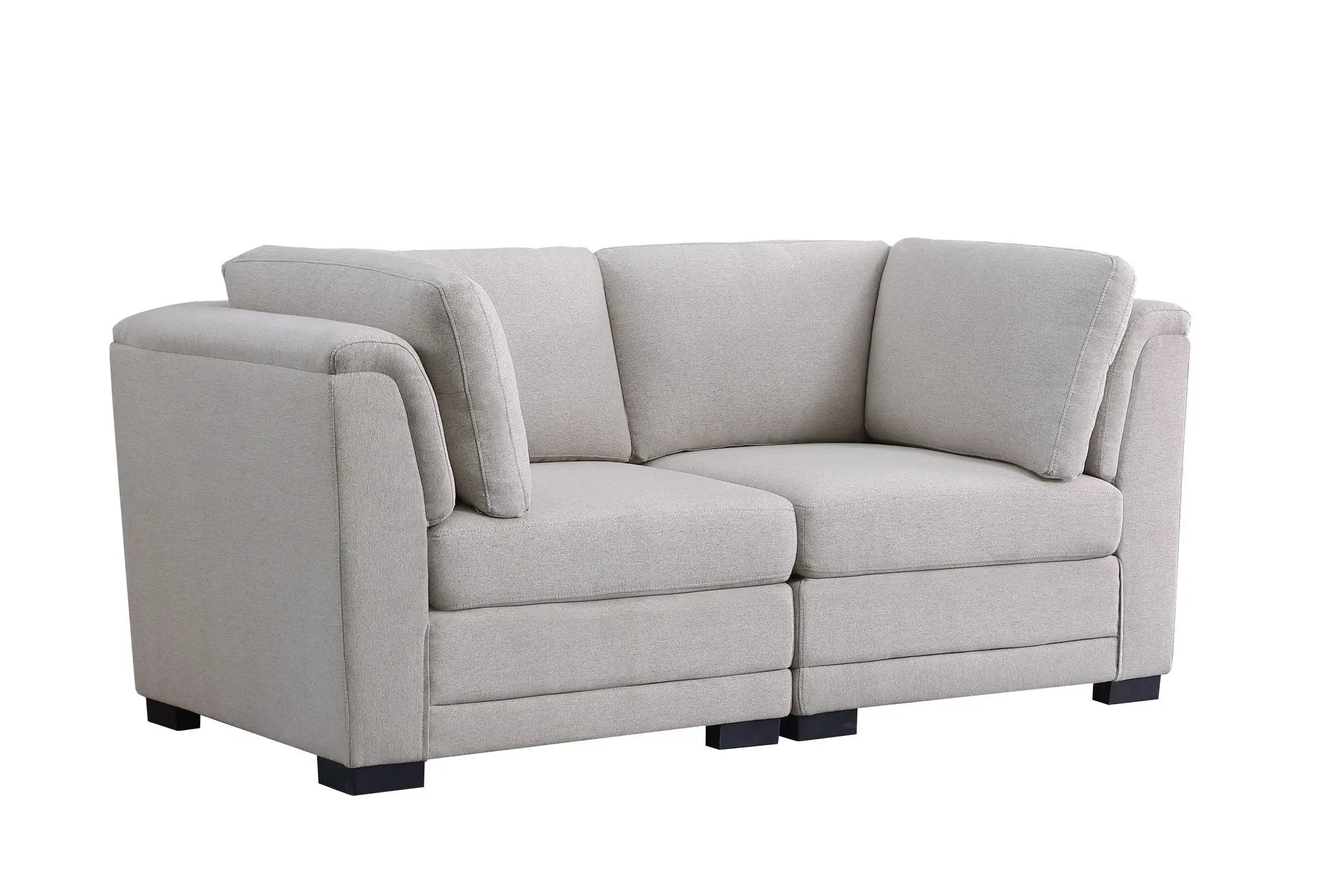 Kristin - Loveseat - Light Gray by HouseOfZazla
