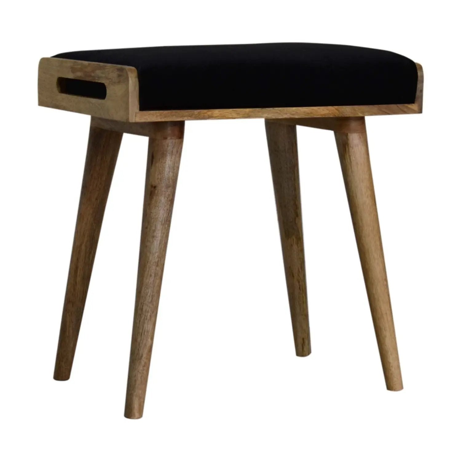 Tray Style Footstool - Black by HouseOfZazla