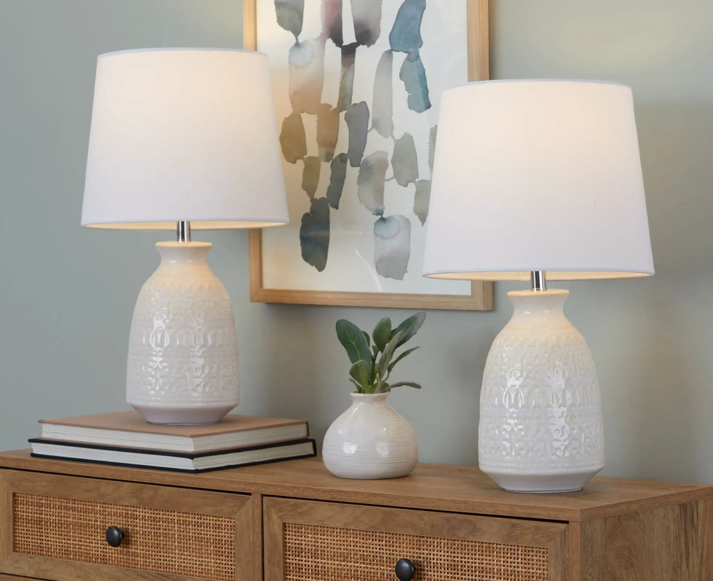Claudia - Contemporary Lamp (Set of 2) by HouseOfZazla