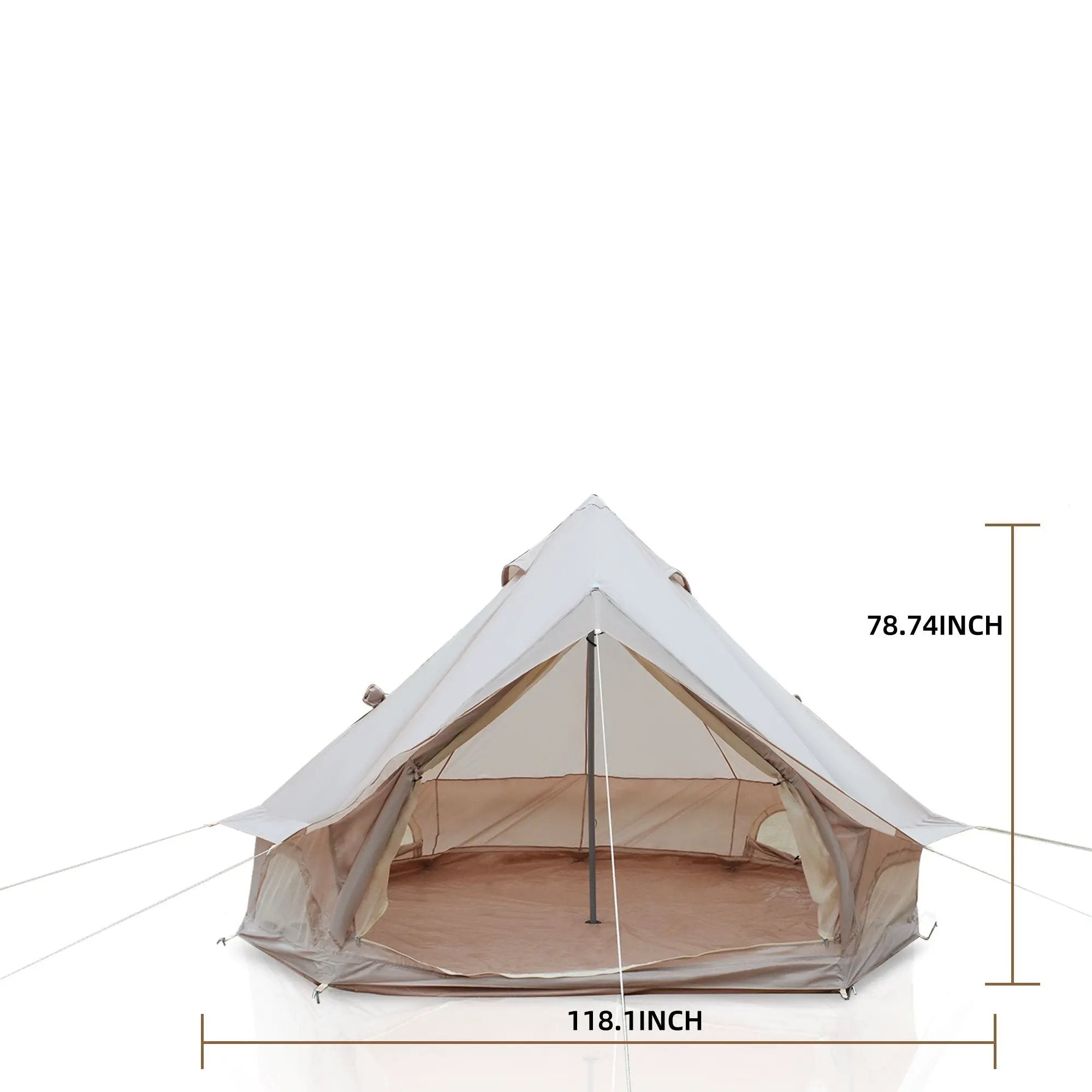 Oxford Bell Tent for Family Camping by HouseOfZazla