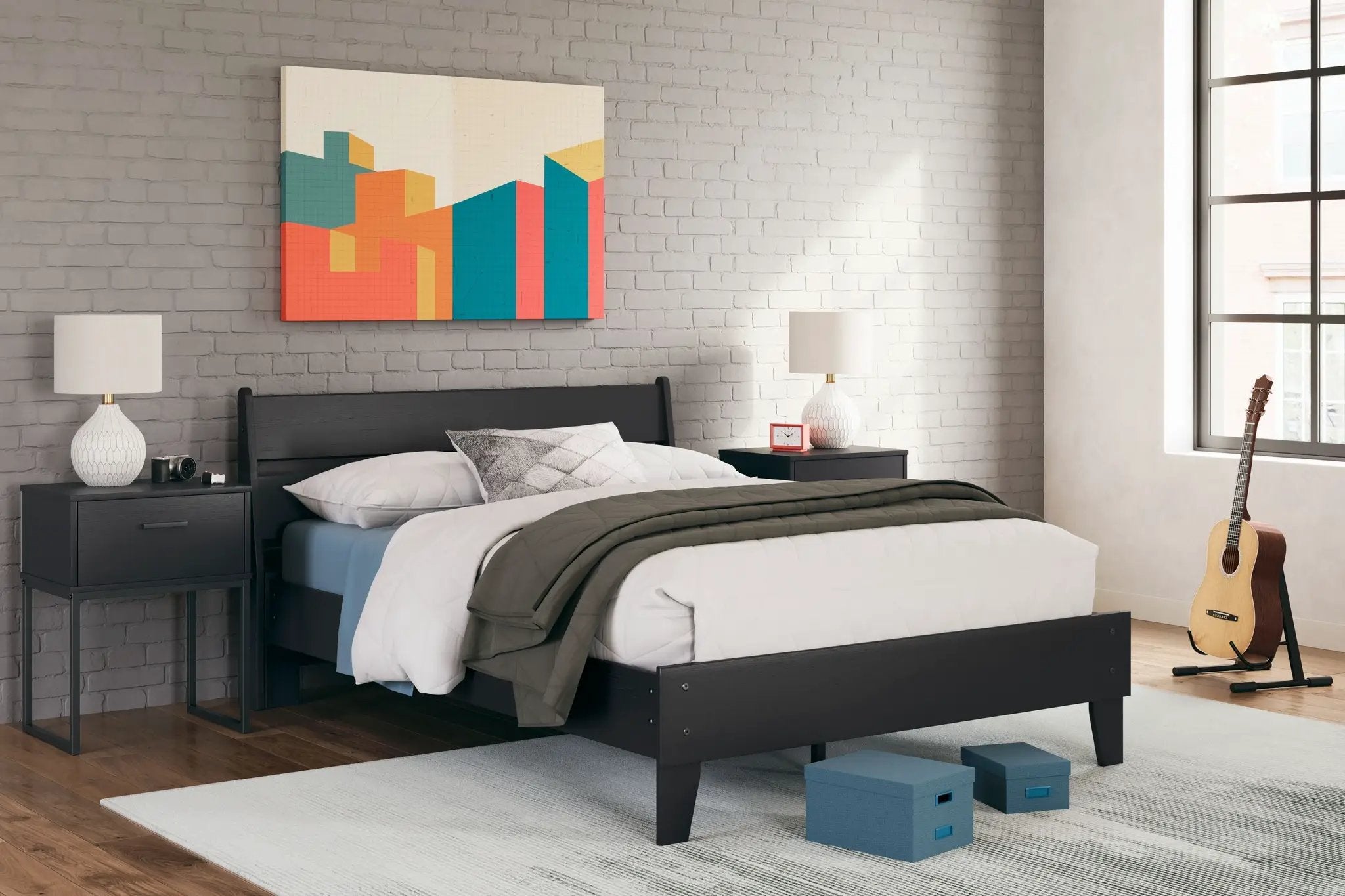 Socalle - Panel Platform Bed by Unique Piece Furniture