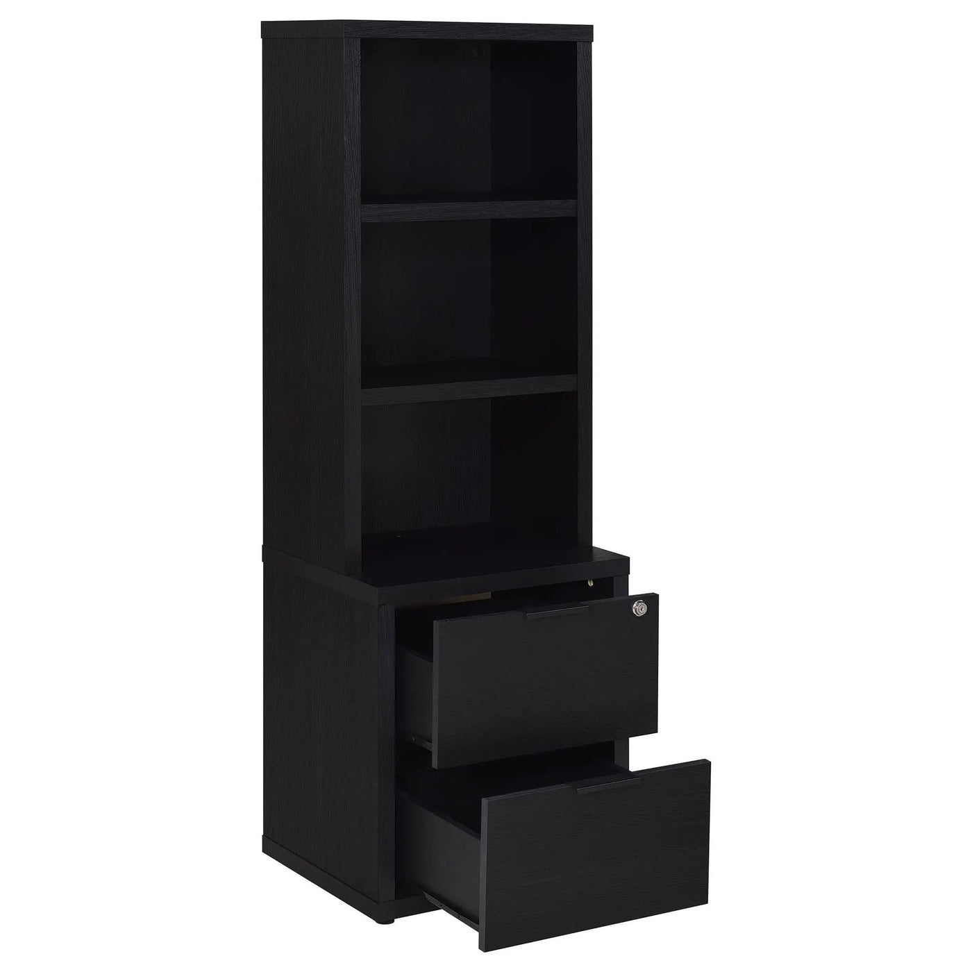 Geary - 3 Piece Wall Unit Bookcase Set With USB Storage by HouseOfZazla