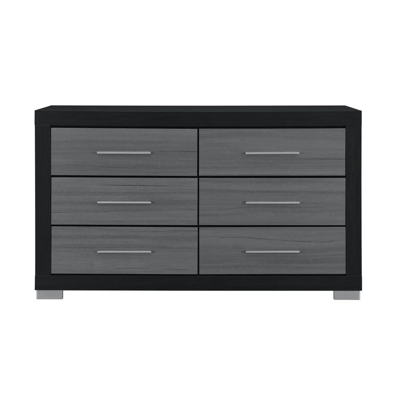 Elsa - 2 Toned And Dresser With Bar Handle And Construction by HouseOfZazla