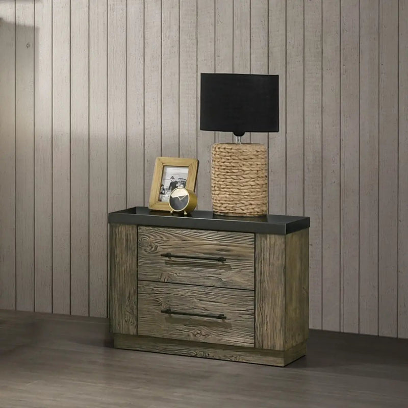 Lance - Nightstand - Tree Bark by Unique Piece Furniture