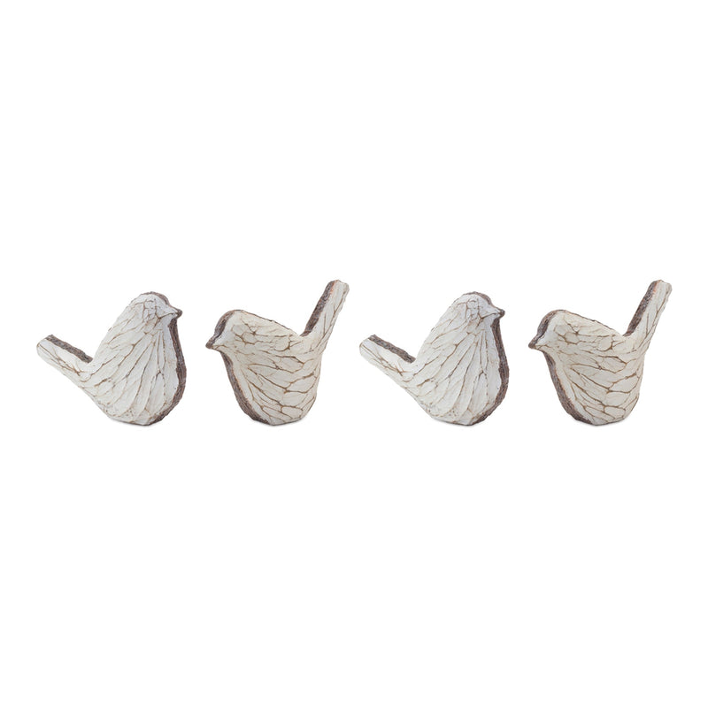 Carved Bird Figurine (Set of 4), photo 5 of 5