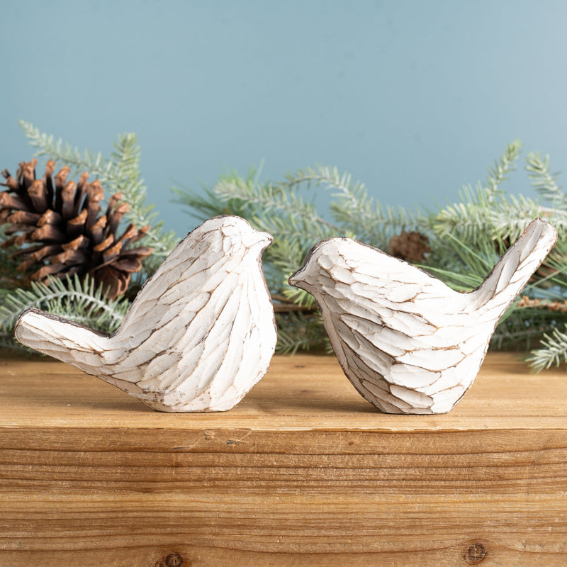 Carved Bird Figurine (Set of 4), photo 4 of 5
