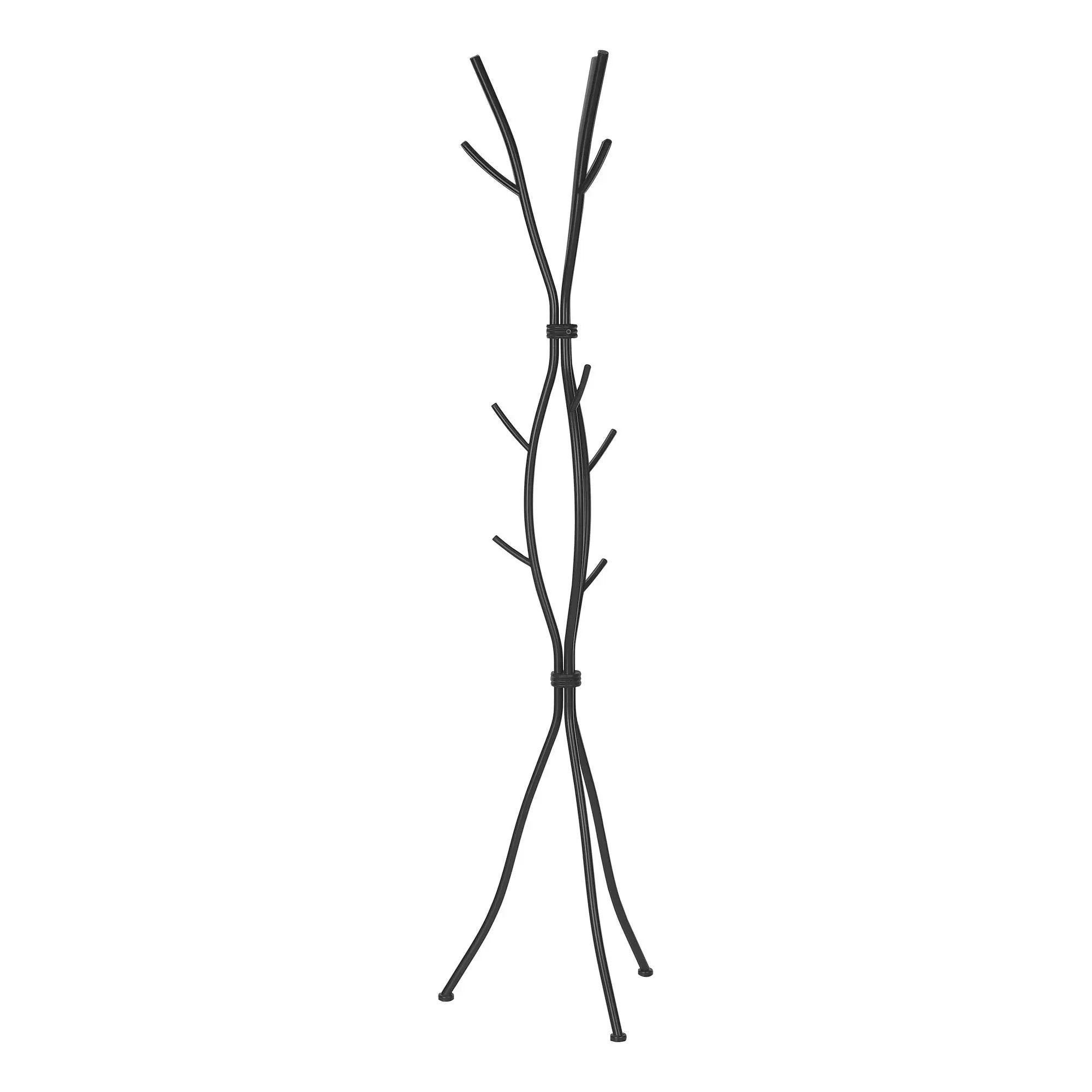 Coat Rack, Hall Tree, Free Standing, 11 Hooks, Entryway, Contemporary & Modern by Unique Piece Furniture
