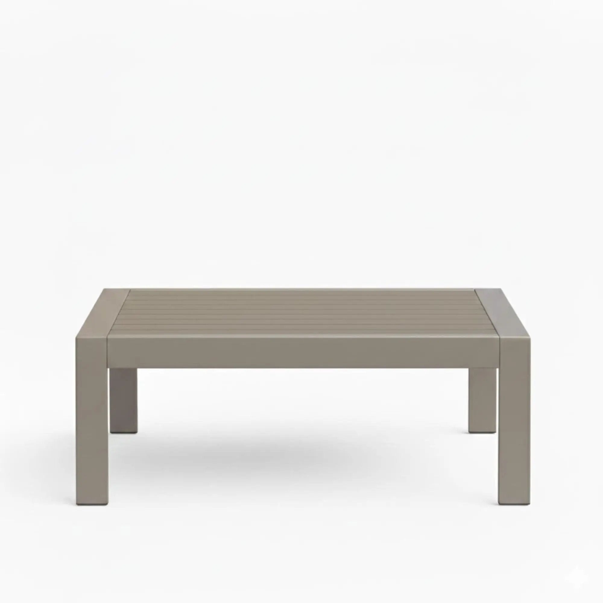 All-Weather Outdoor Coffee Table With Wood-Look Top by HouseOfZazla
