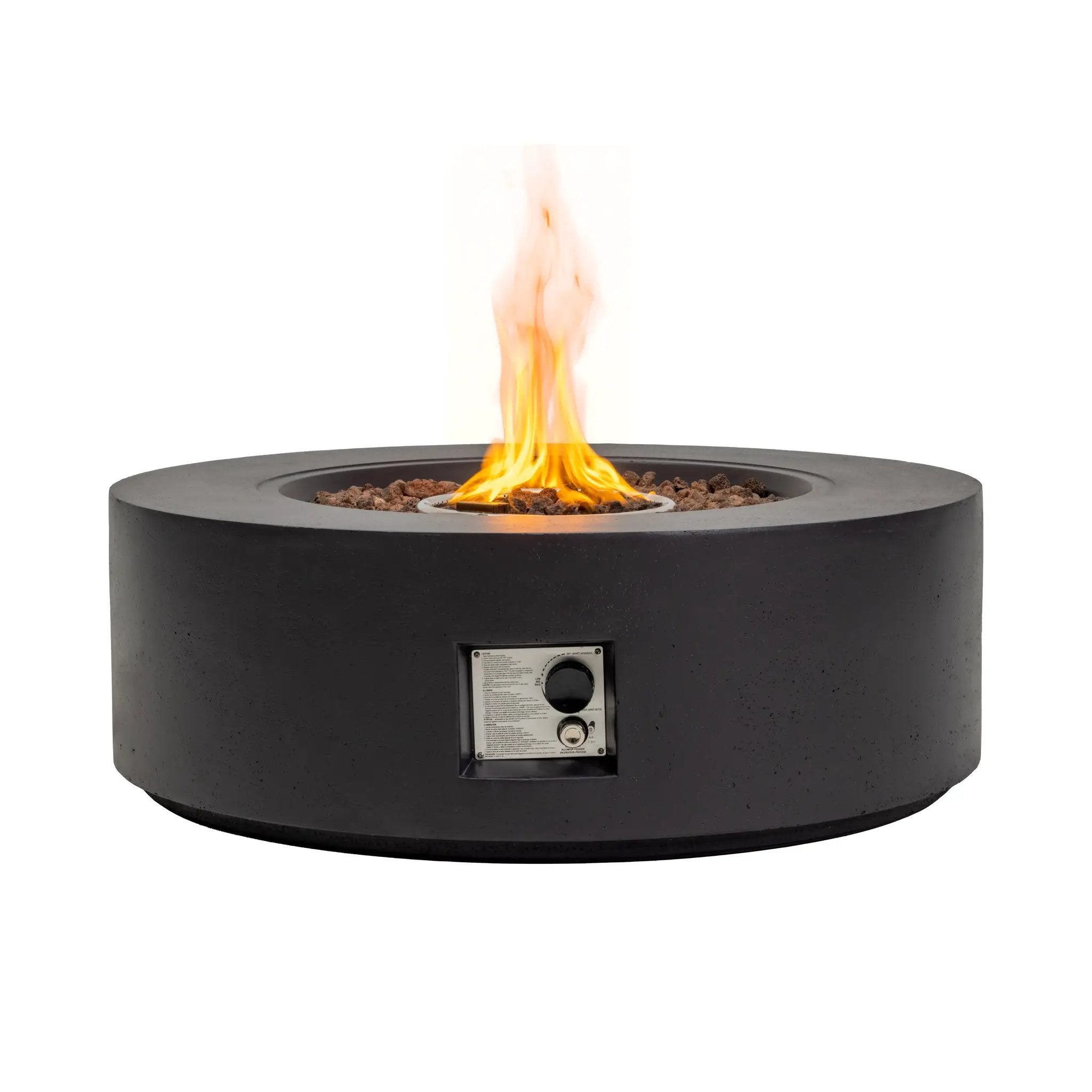 40' Round Outdoor Propane Fire Pit Table by HouseOfZazla