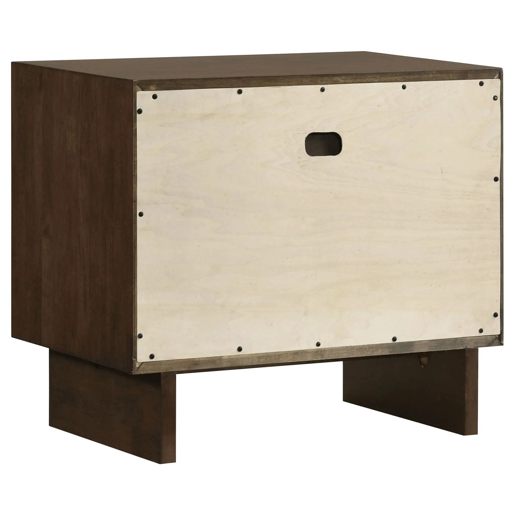 Glenwood 2-drawer Nightstand Bedside Table Warm Brown by Unique Piece Furniture