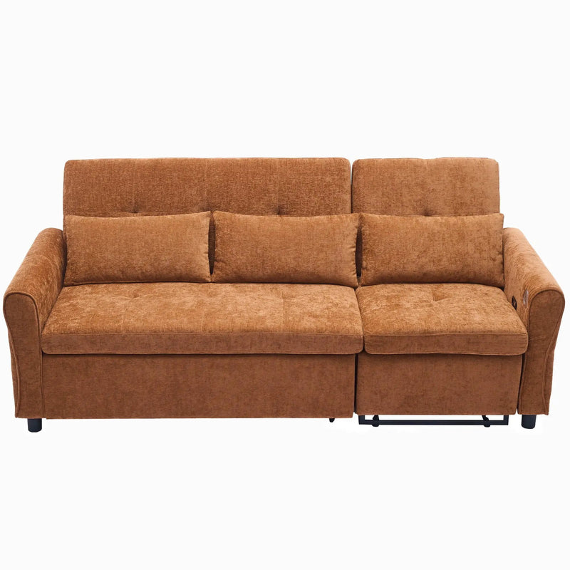 3 Seater Sofa Bed And Reversible Recliner by Unique Piece Furniture