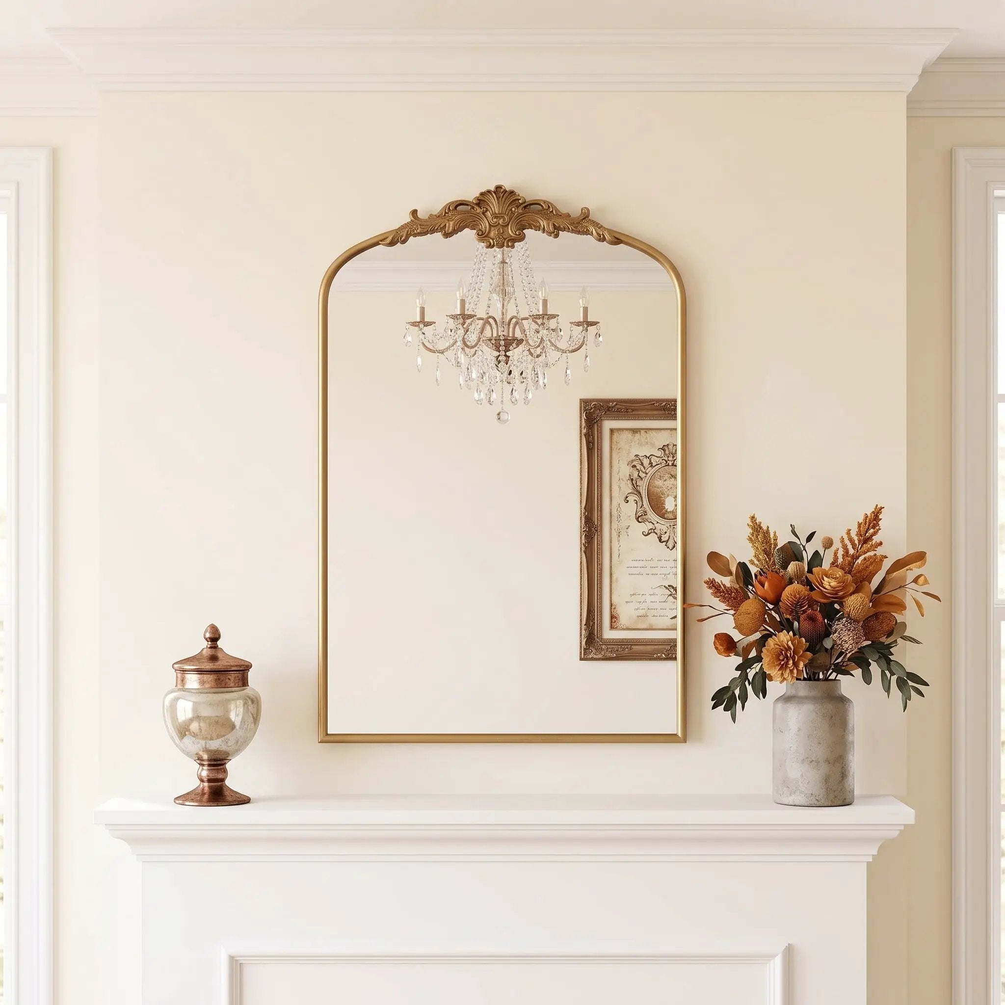 24''x36'' Antique Large Wall Mirror by HouseOfZazla