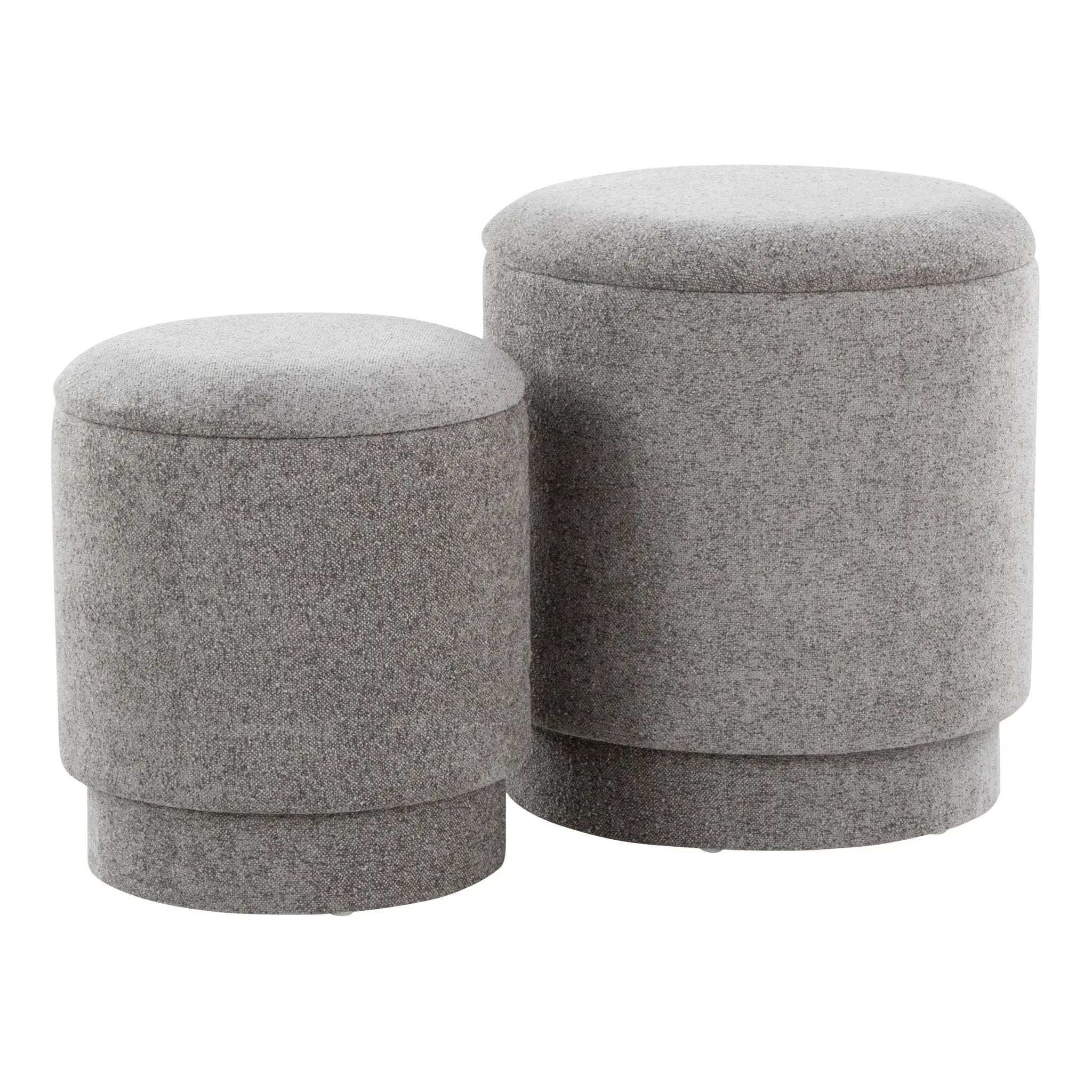 Marla - Upholste Contemporary Ottoman Set by Unique Piece Furniture