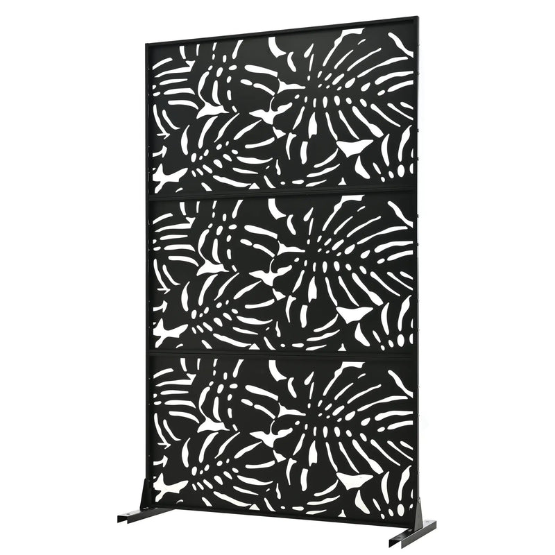 Metal Privacy Screens 3.3Ft x 6Ft Outdoor and Indoor Divider by HouseOfZazla