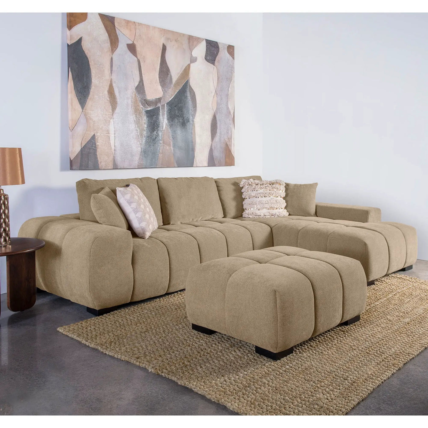 Plather - Sectional Chaise Sofa by HouseOfZazla