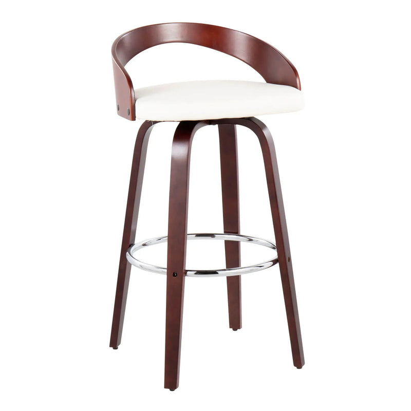 Grotto - Mid Century Elegant Design Modern Barstool With Swivel (Set of 2) by Unique Piece Furniture