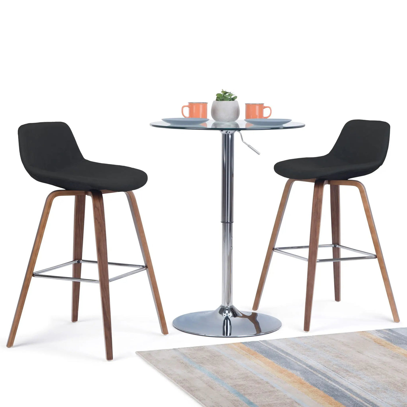 Randolph Bentwood - Counter / Bar Height Stool (Set of 2) by HouseOfZazla