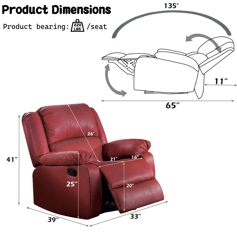 Zuriel - Recliner Chair by HouseOfZazla