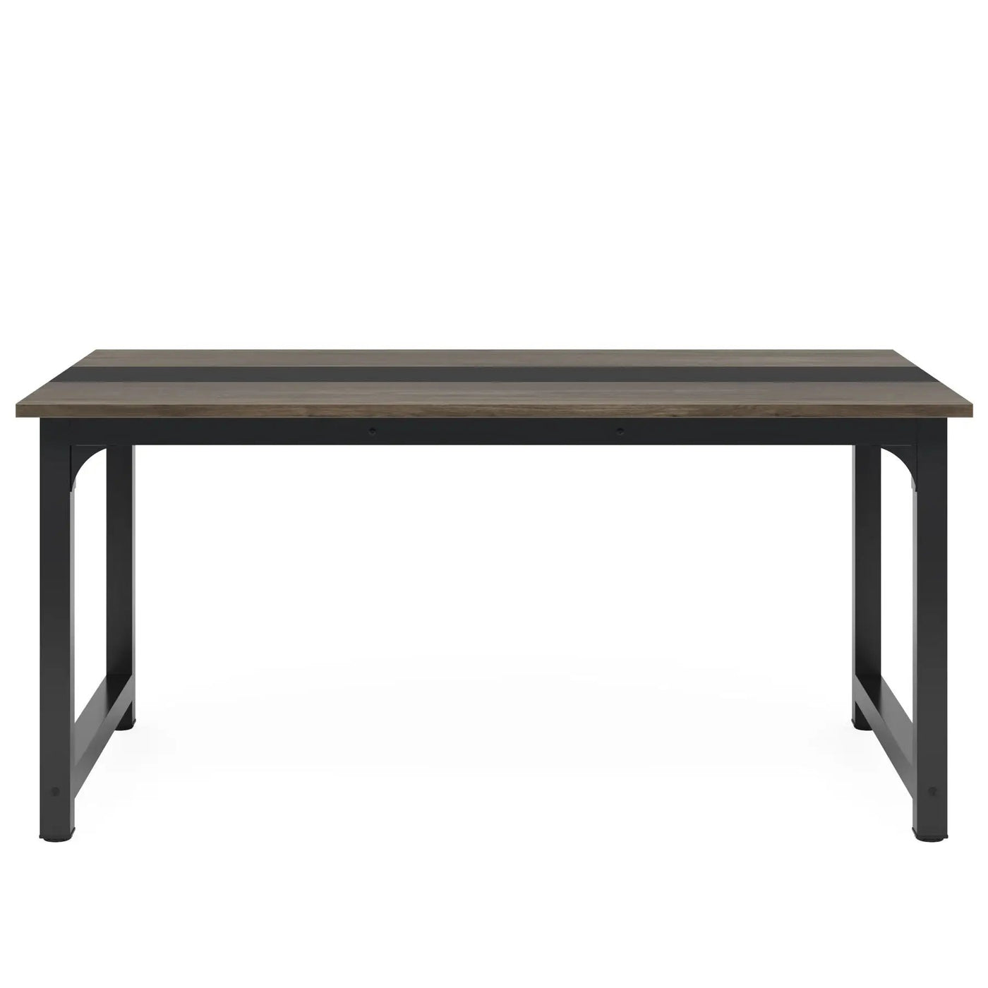 Large Computer Desk With Steel Frame for Home Office Workstation by HouseOfZazla