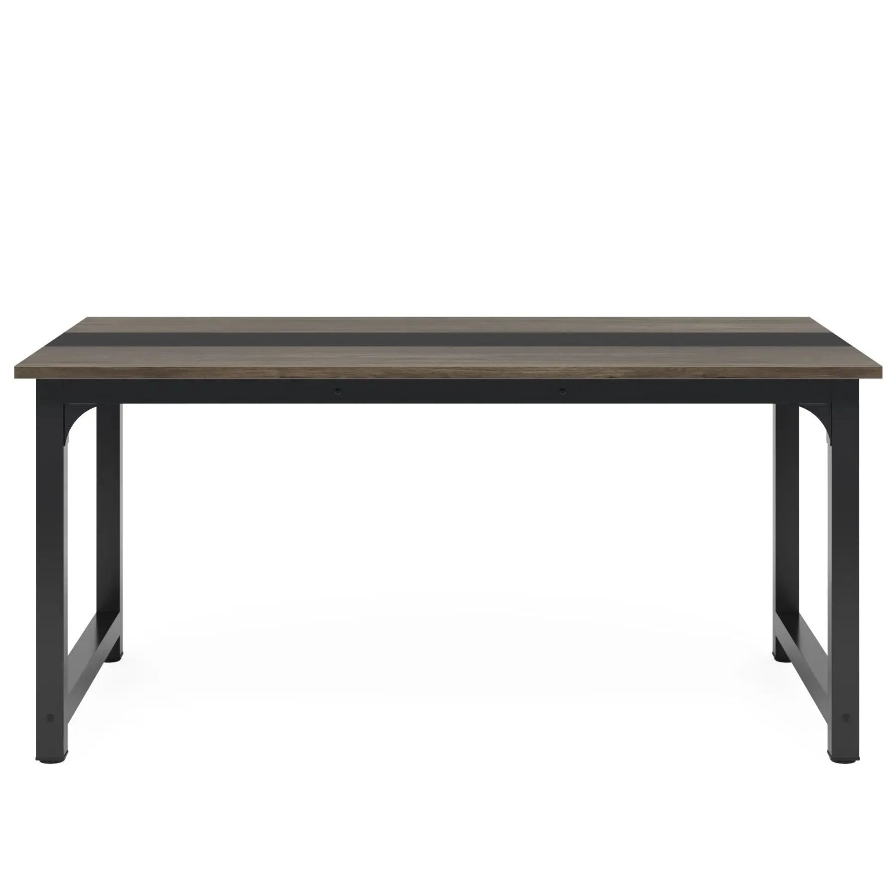 Large Computer Desk With Steel Frame for Home Office Workstation by HouseOfZazla