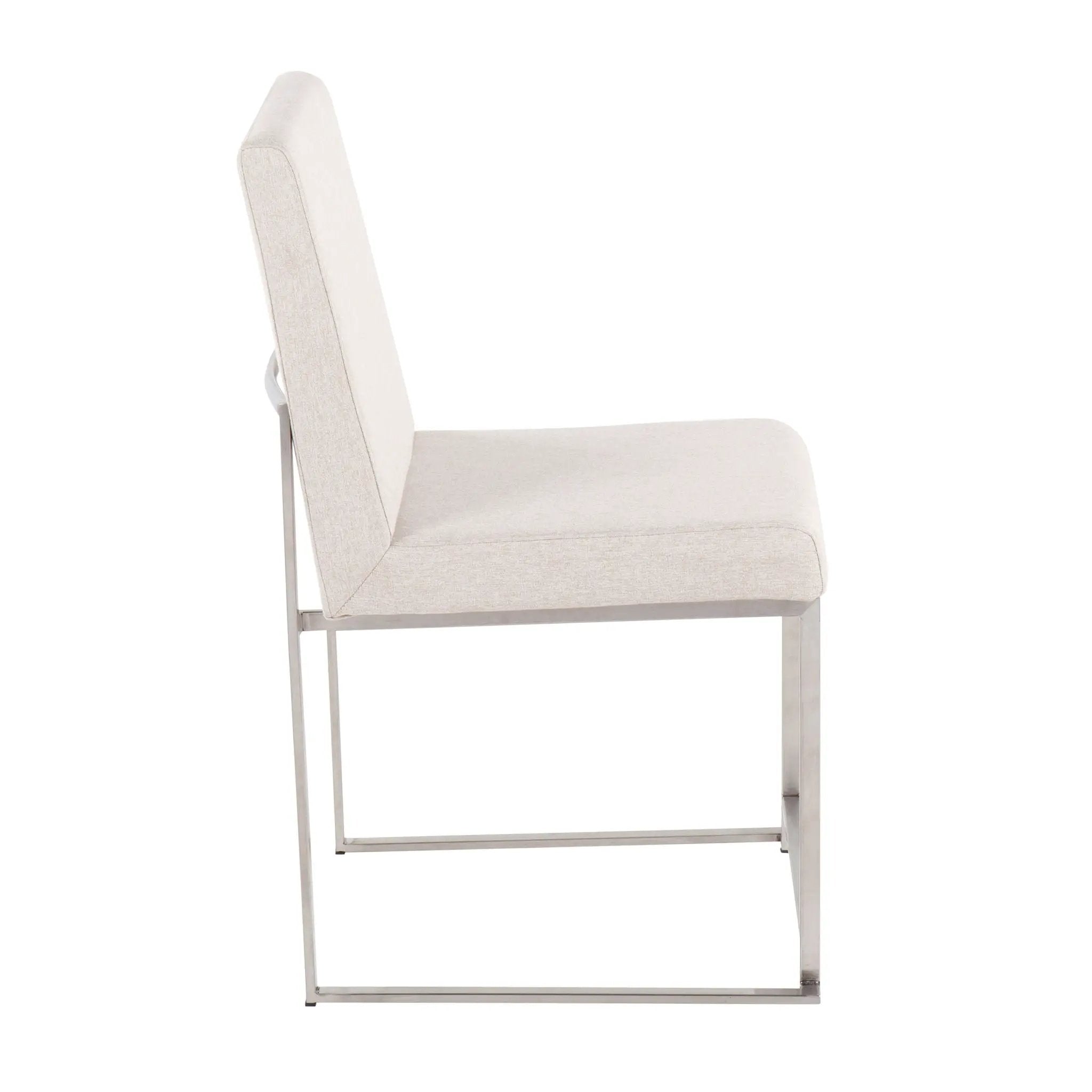 Fuji - Contemporary High Back Dining Chair, Modern Elegance (Set of 2) by Unique Piece Furniture