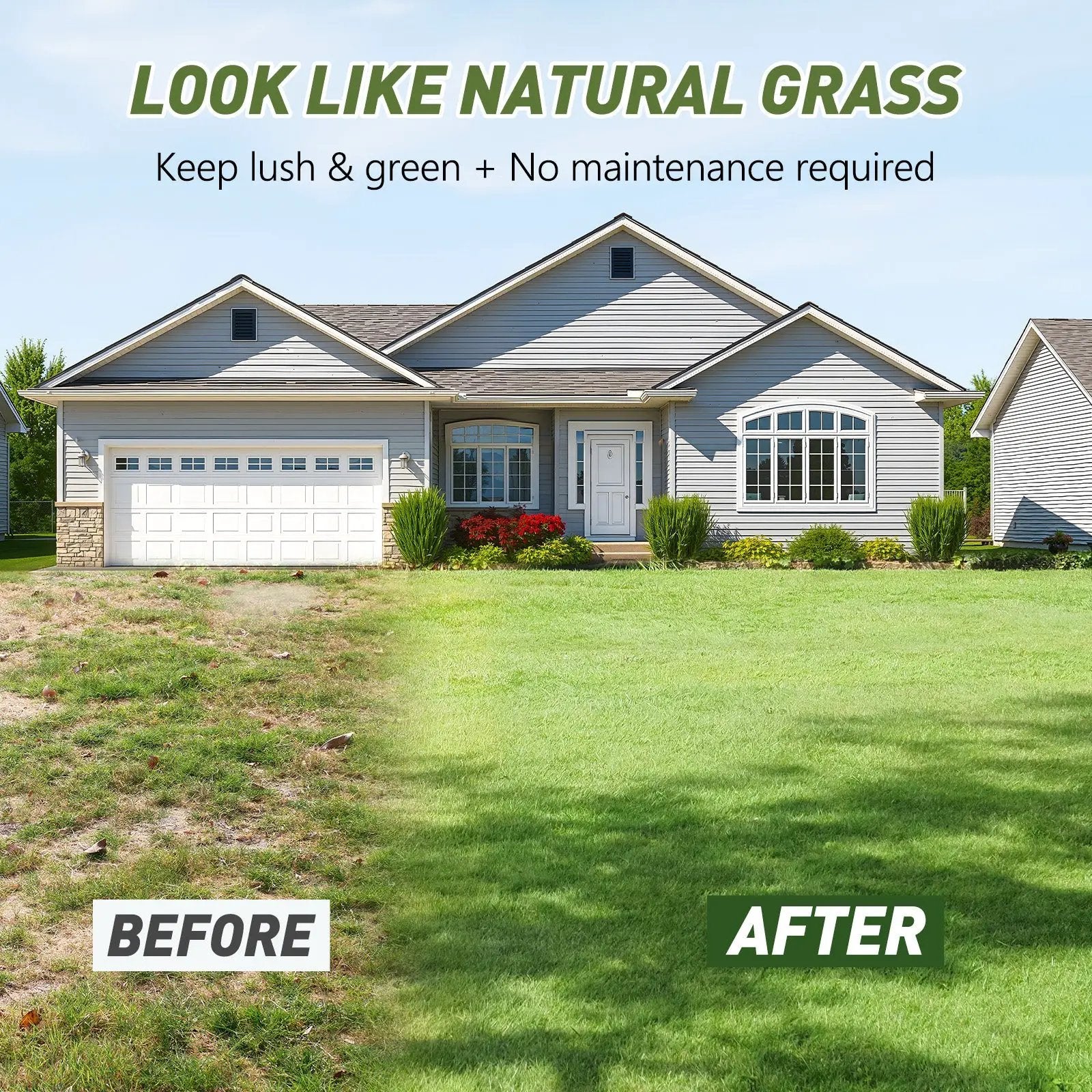 Realistic Deluxe Artificial Grass Synthetic Thick Lawn Turf Carpet by HouseOfZazla