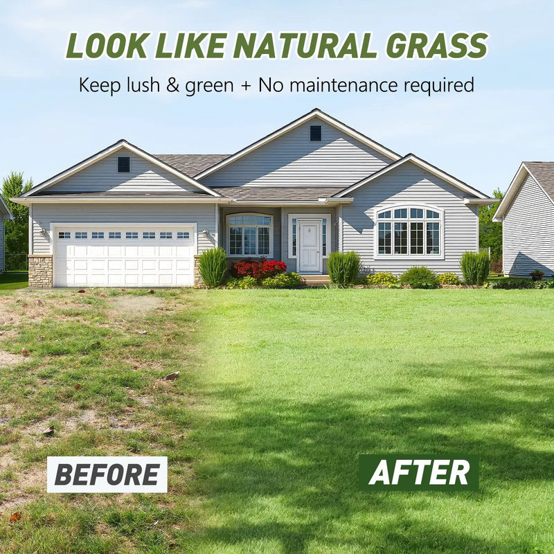Realistic Deluxe Artificial Grass Synthetic Thick Lawn Turf Carpet by HouseOfZazla