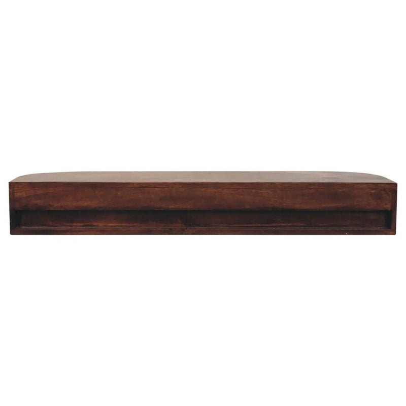 Lunar - Floating Console With 2 Drawer - Chestnut by Unique Piece Furniture