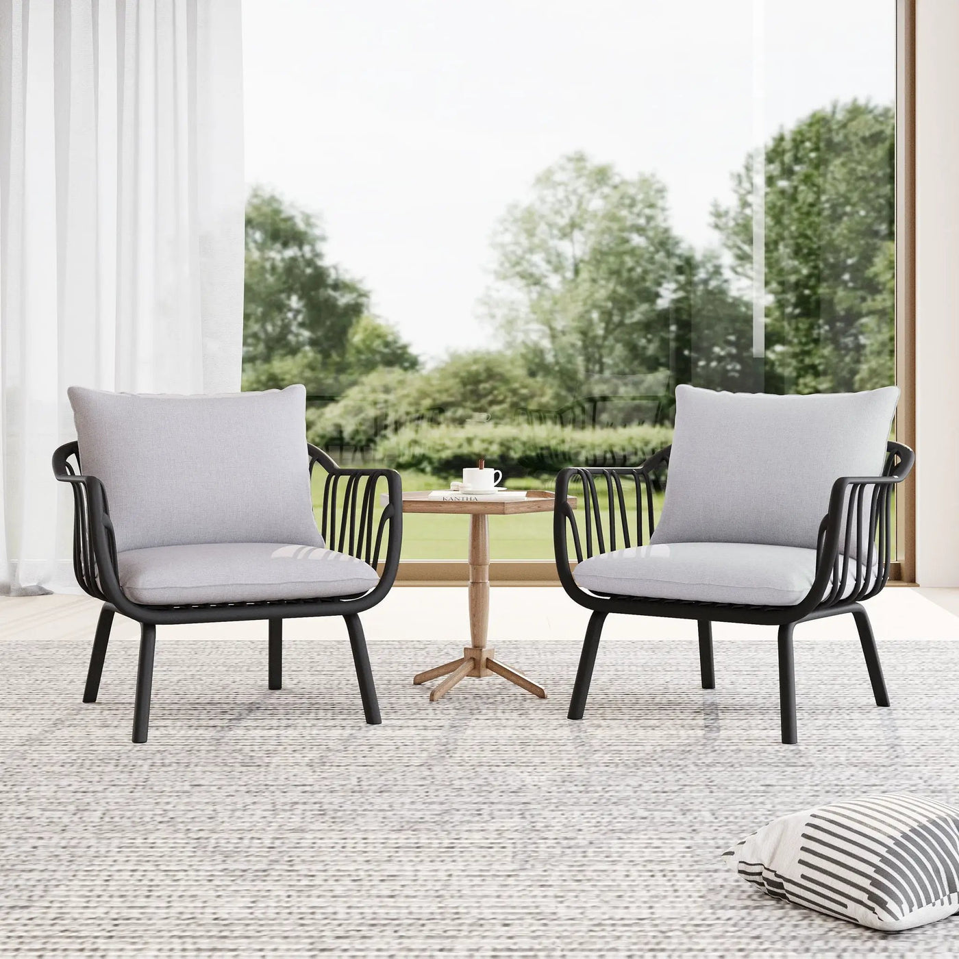 Huron Outdoor Club Chair (Set of 2) by HouseOfZazla