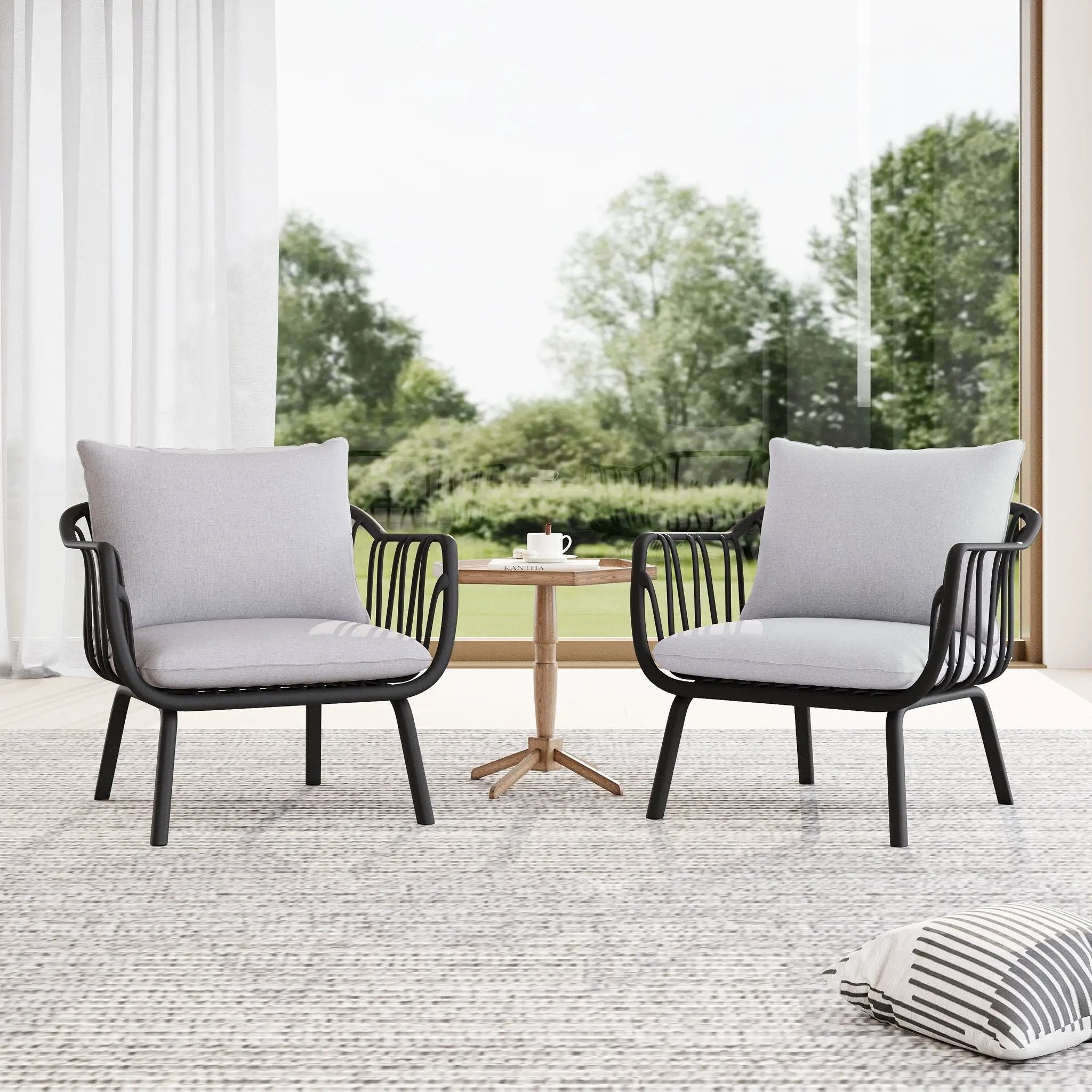Huron Outdoor Club Chair (Set of 2) by HouseOfZazla