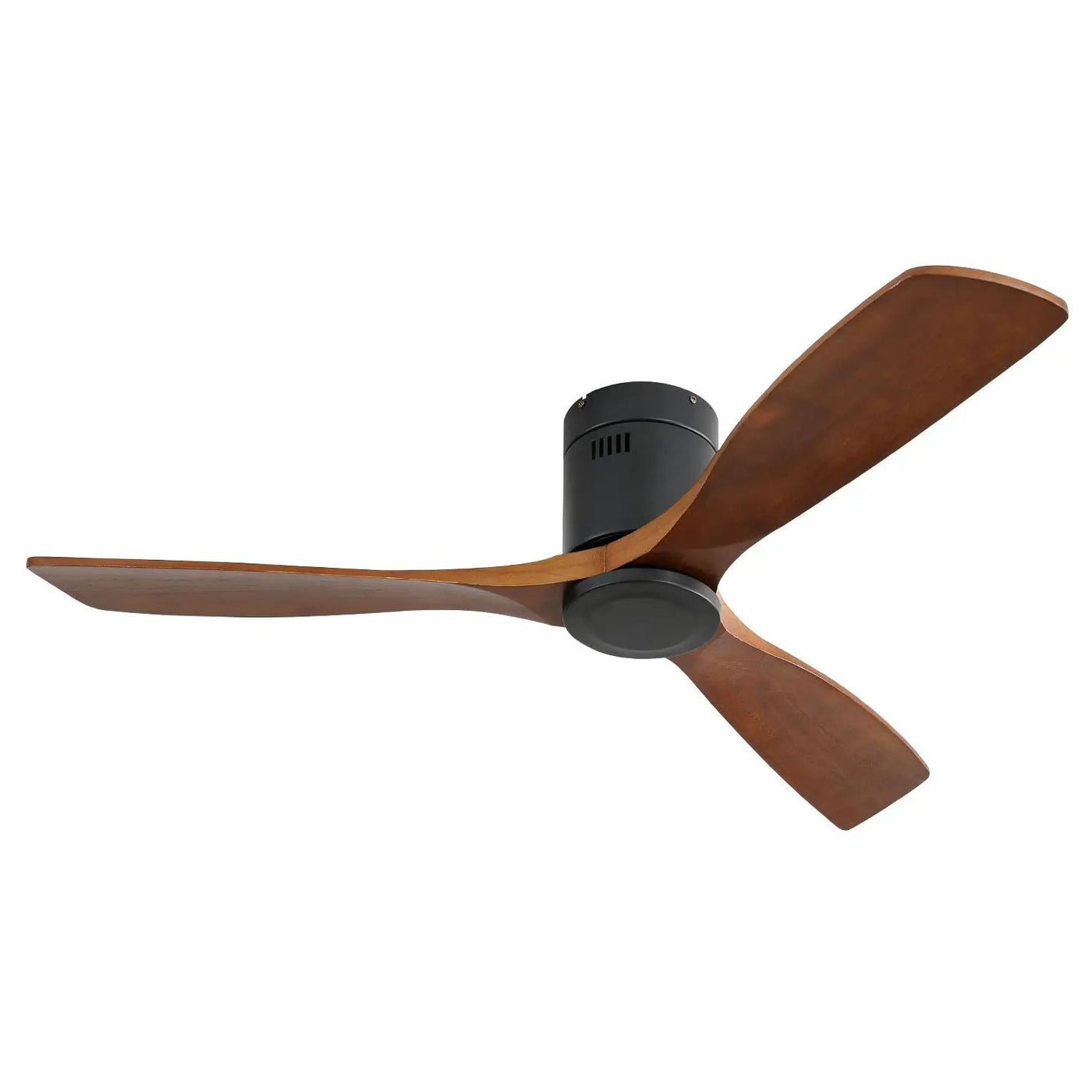 Low Profile Ceiling Fan DC, 3 Blade, Noiseless Reversible Motor, Remote Control by HouseOfZazla