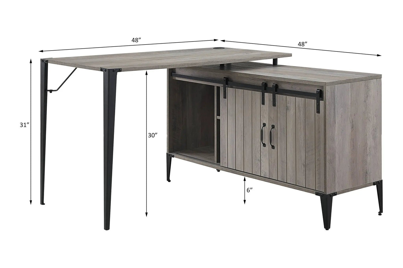 Zakwani Wood Writing Desk by HouseOfZazla