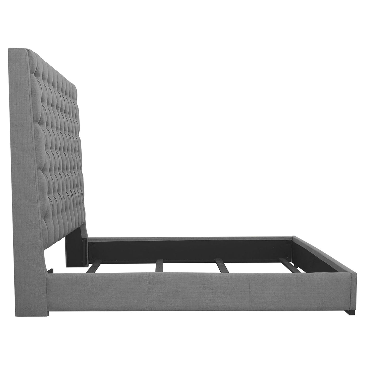 Copper - Tufted Upholstered Panel Bed by HouseOfZazla