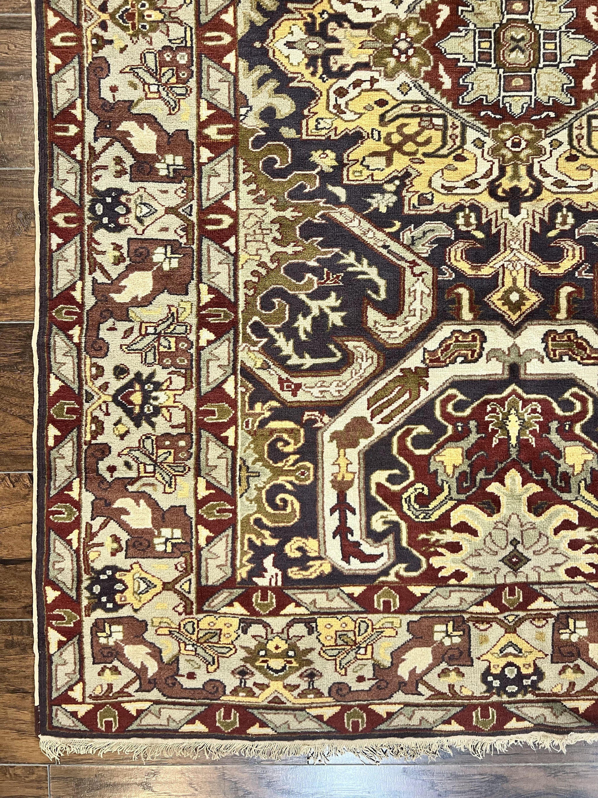 Antique Caucasian Rug, Kuba Seychour Rug, Handmade Wool Oriental Carpet, Azerbaijan Rug by Jewel Rugs