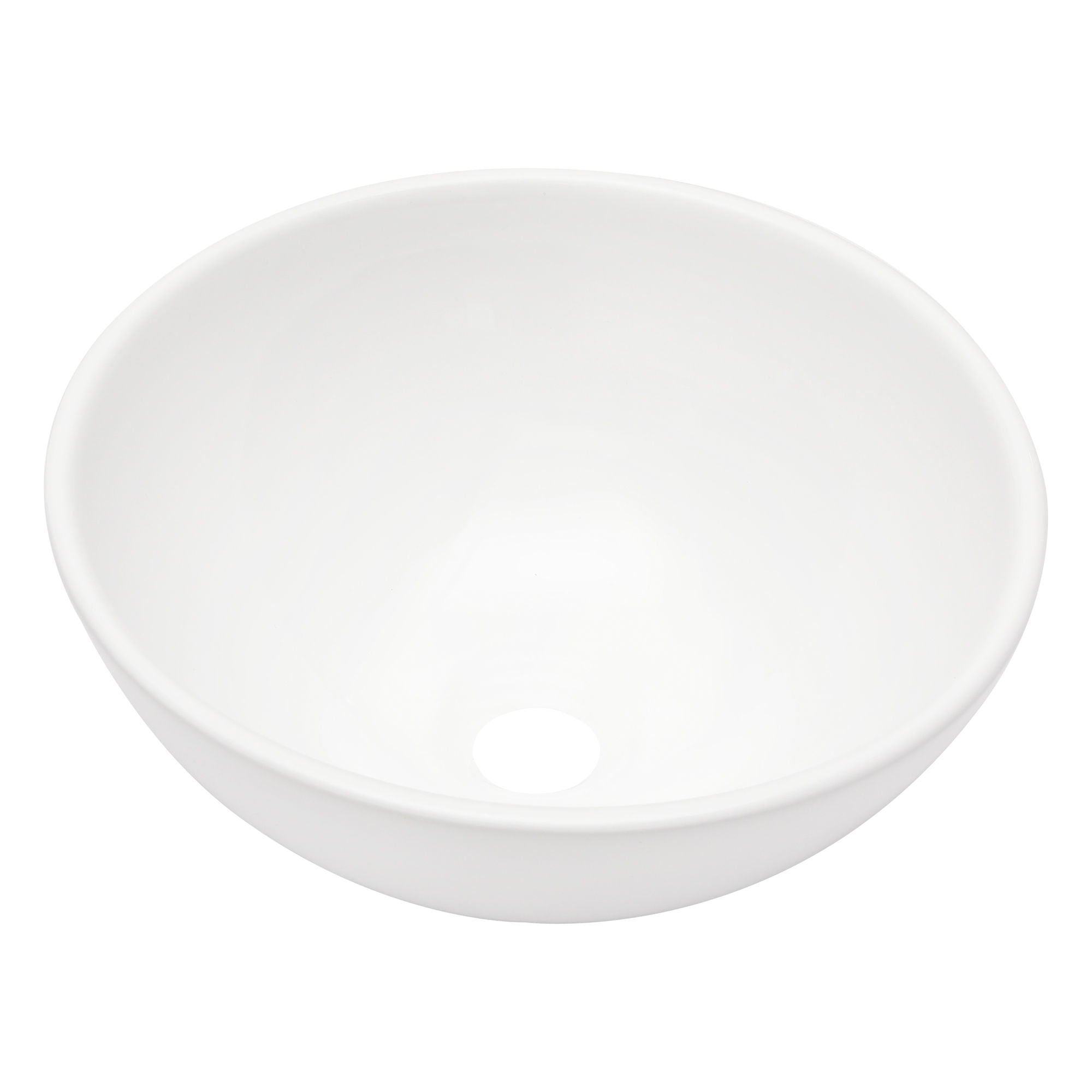 Modern Ceramic Circular Vessel Bathroom Sink by HouseOfZazla