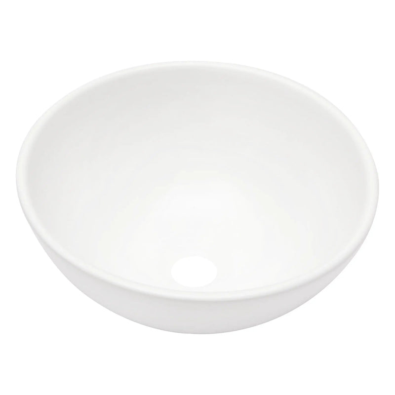 Modern Ceramic Circular Vessel Bathroom Sink by HouseOfZazla