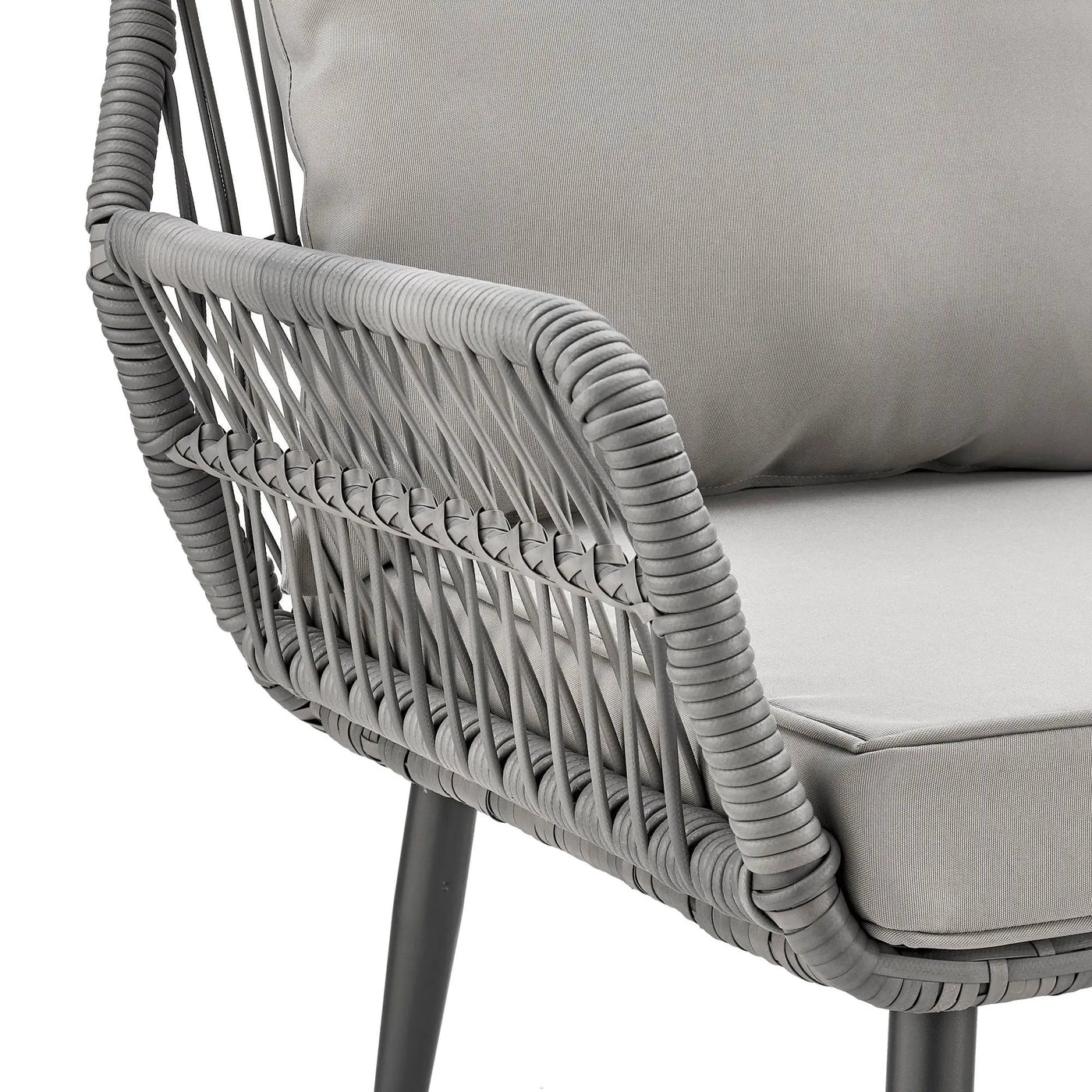 Cannes - 3 Piece Outdoor Patio Conversation Set by HouseOfZazla
