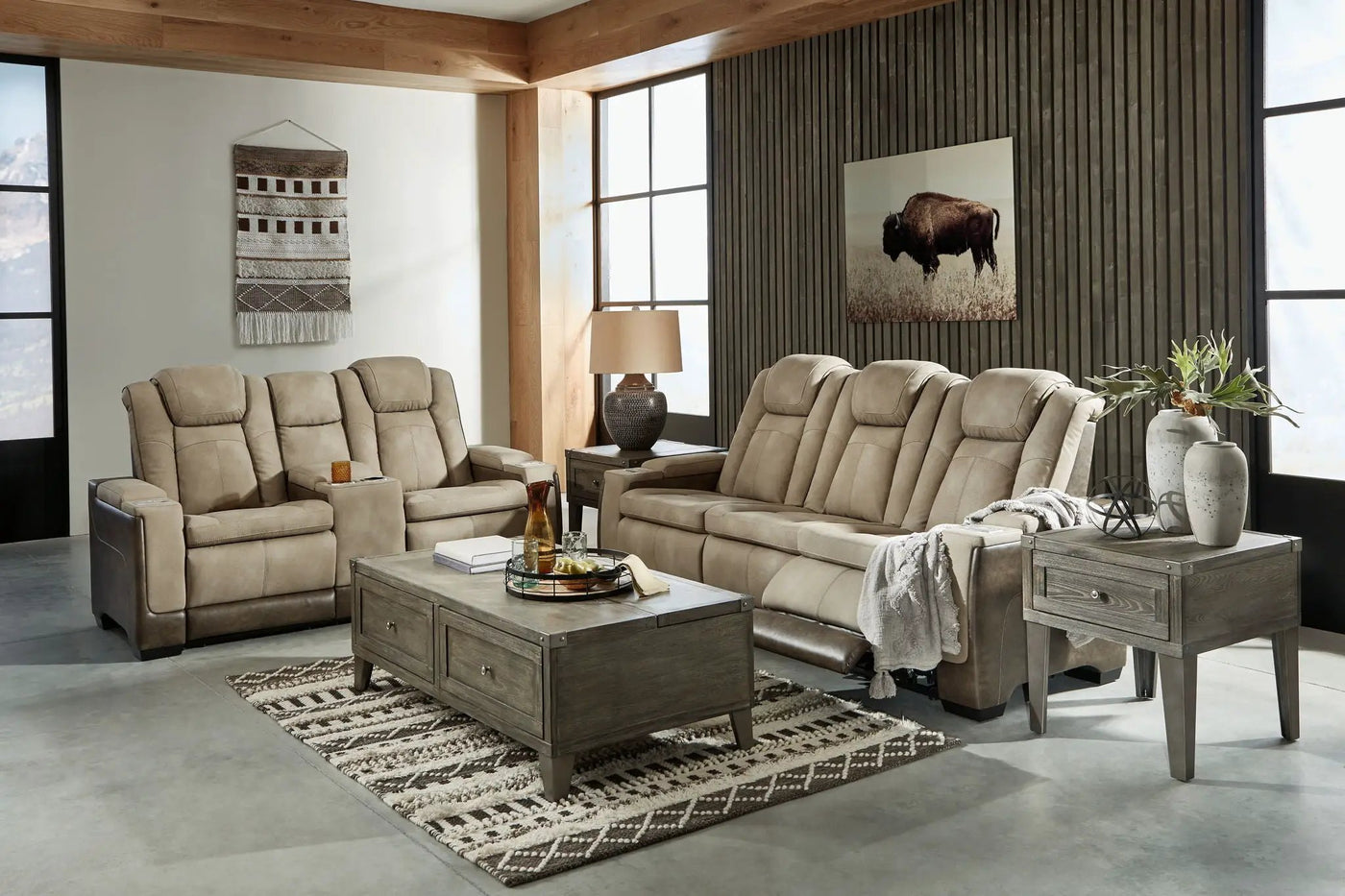 Next-Gen Durapella - Power Reclining Living Room Set by Unique Piece Furniture