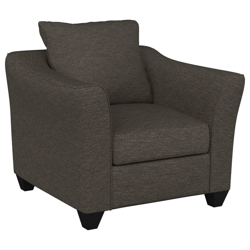 Salizar 3-piece Upholstered Flared Arm Sofa Set Grey by Unique Piece Furniture