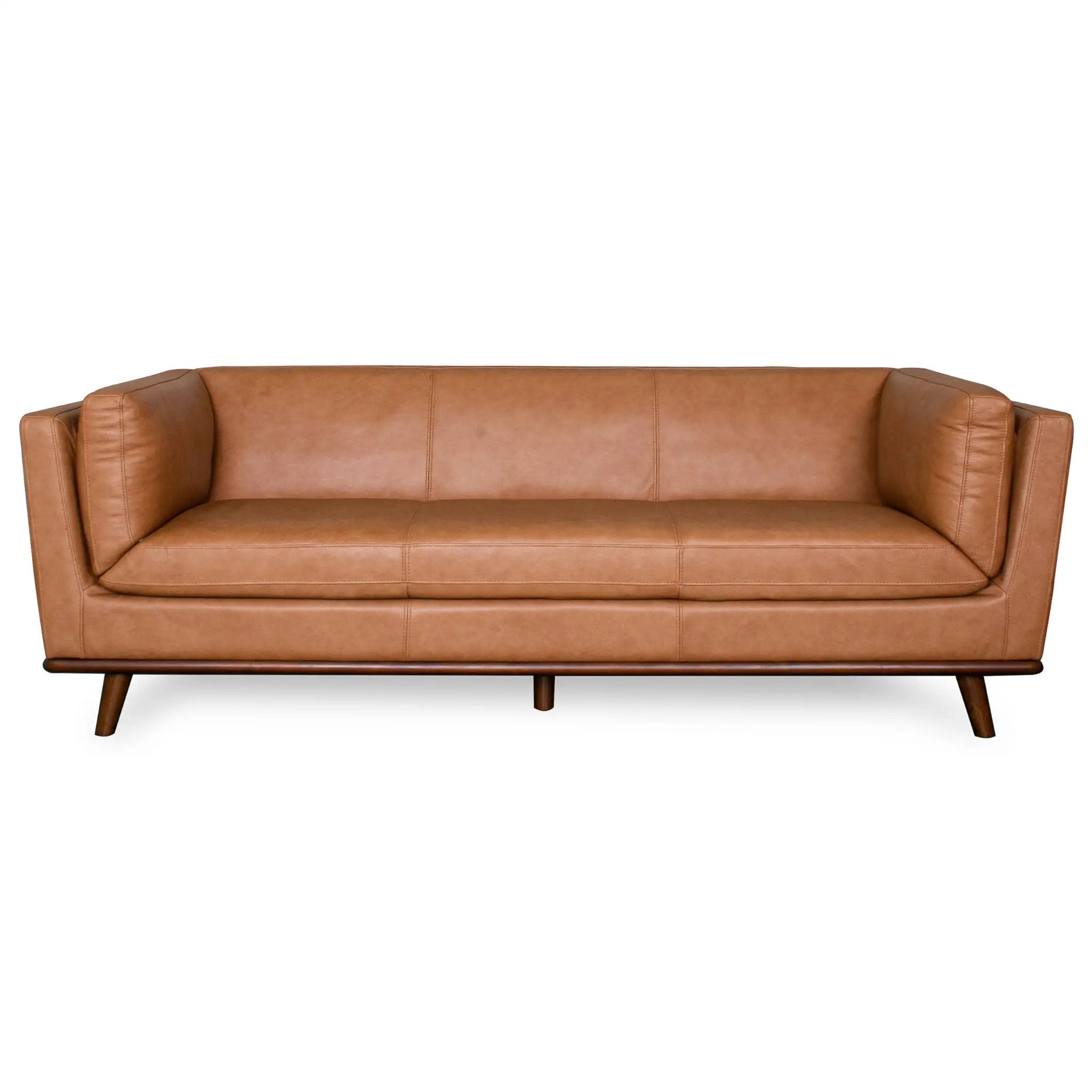 Phoenix Leather Sofa by HouseOfZazla