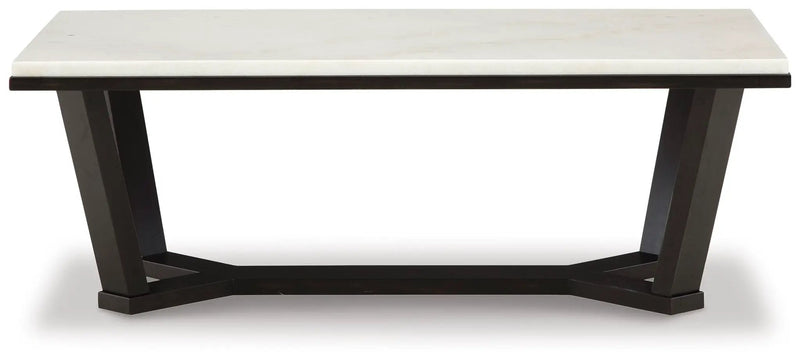 Fostead - Rectangular Cocktail Table - White / Espresso by Unique Piece Furniture
