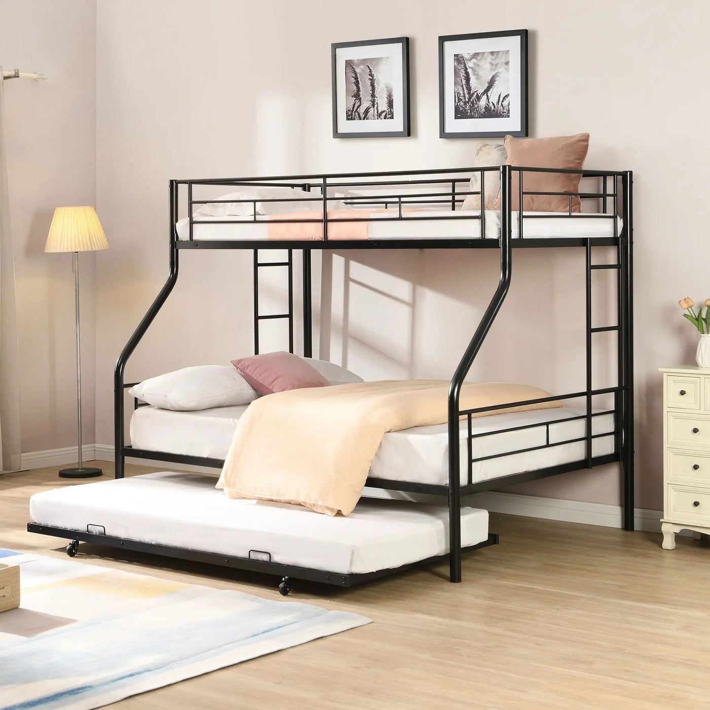 Modern Metal Bunk Bed by HouseOfZazla