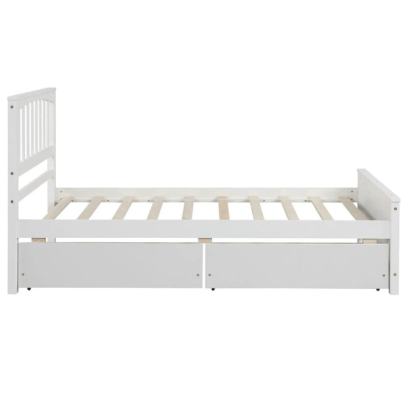 Platform Bed With Two Drawers by HouseOfZazla